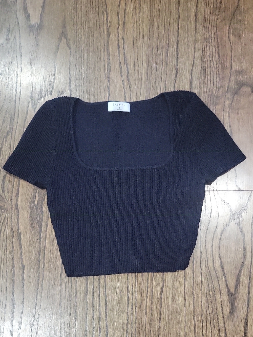 Babaton Black Crop Top